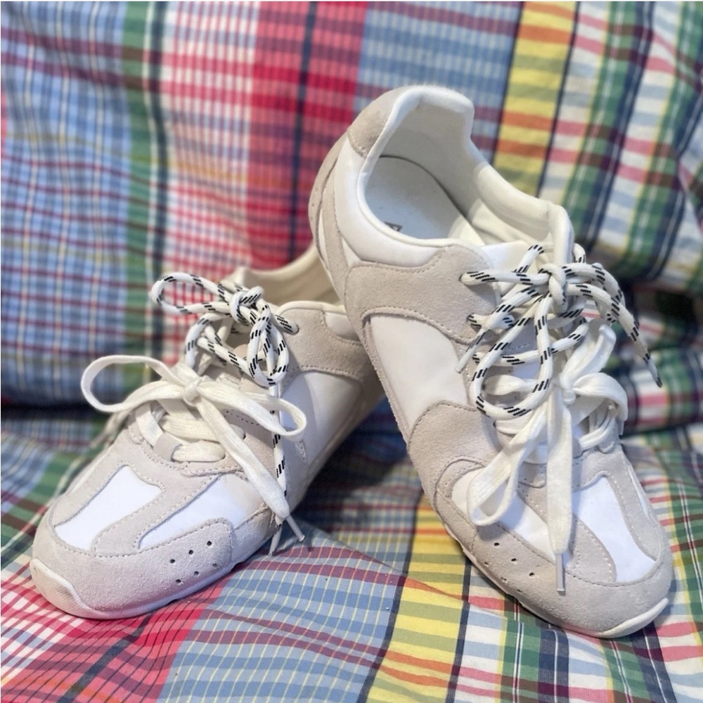 ALDO Adrelia‎ White/Bone Women's Low top sneakers Shoes Double Laces Women’s 7.5
